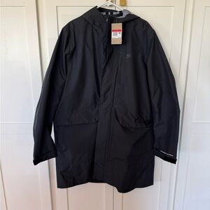 Nike Men's Black Hooded Jacket
